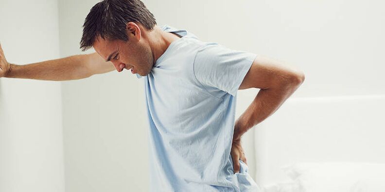 Rückenschmerzen mit Prostatitis